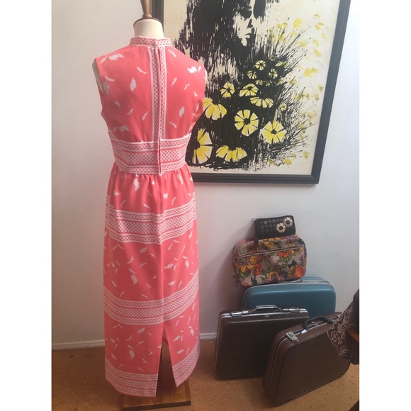 Vtg Hawaiian Maxi Length Dress - Picture 4 of 5